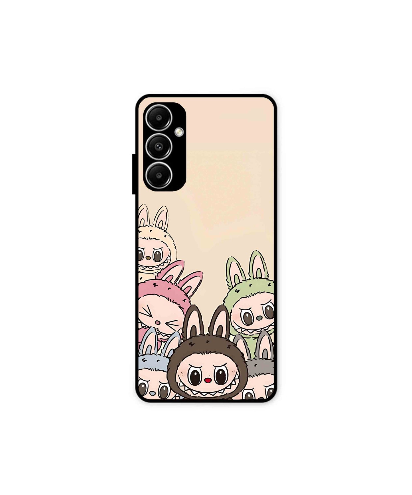 Zimomo Labubu Metal Back Cover Phone Case for Samsung Galaxy A05s