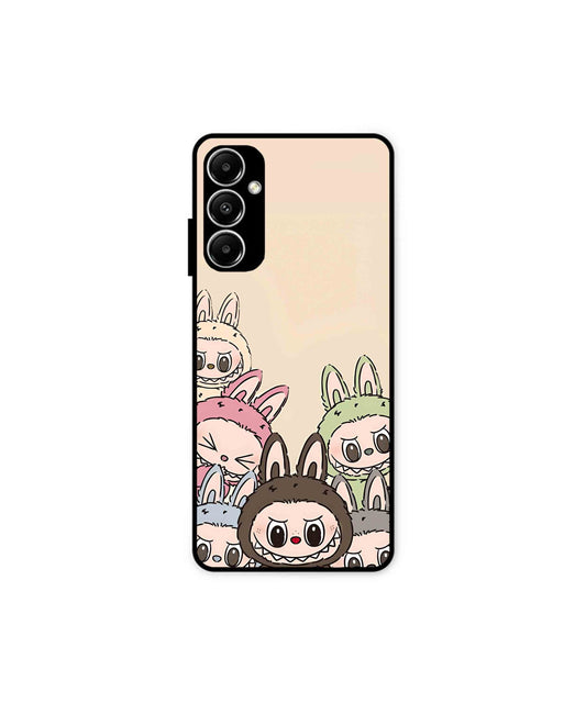 Zimomo Labubu Metal Back Cover Phone Case for Samsung Galaxy A05s