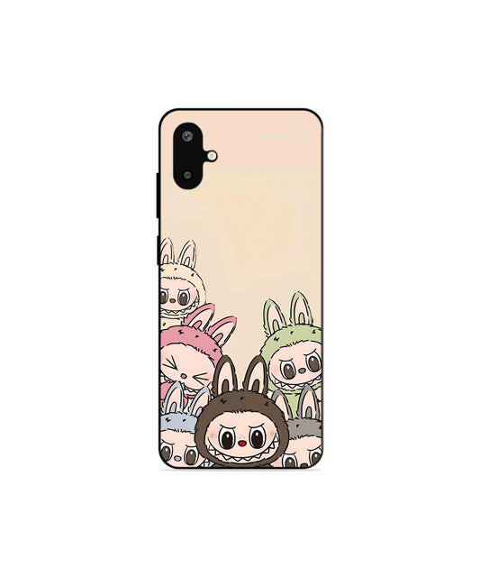Zimomo Labubu Metal Back Cover Phone Case for Samsung Galaxy F06