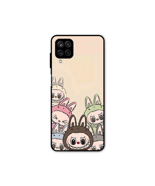 Zimomo Labubu Metal Back Cover Phone Case for Samsung Galaxy M53