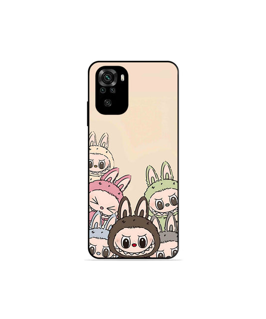 Zimomo Labubu Metal Back Cover Phone Case for Xiaomi Redmi Note 11SE