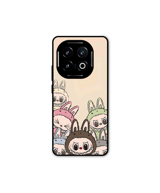 Zimomo Labubu Metal Back Cover Phone Case for iQOO 13
