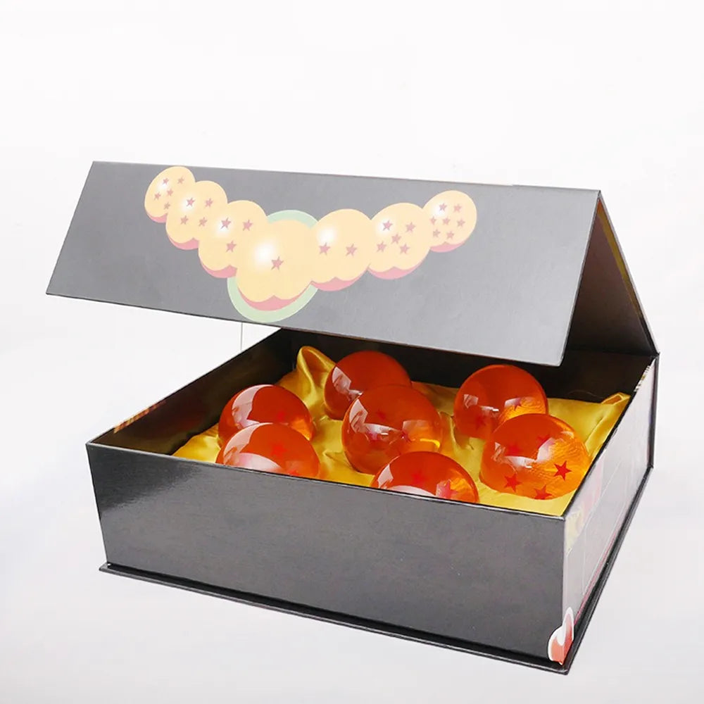 DRAGON BALL Z BALLS 7.6CM SET OF 7 WITH BOX