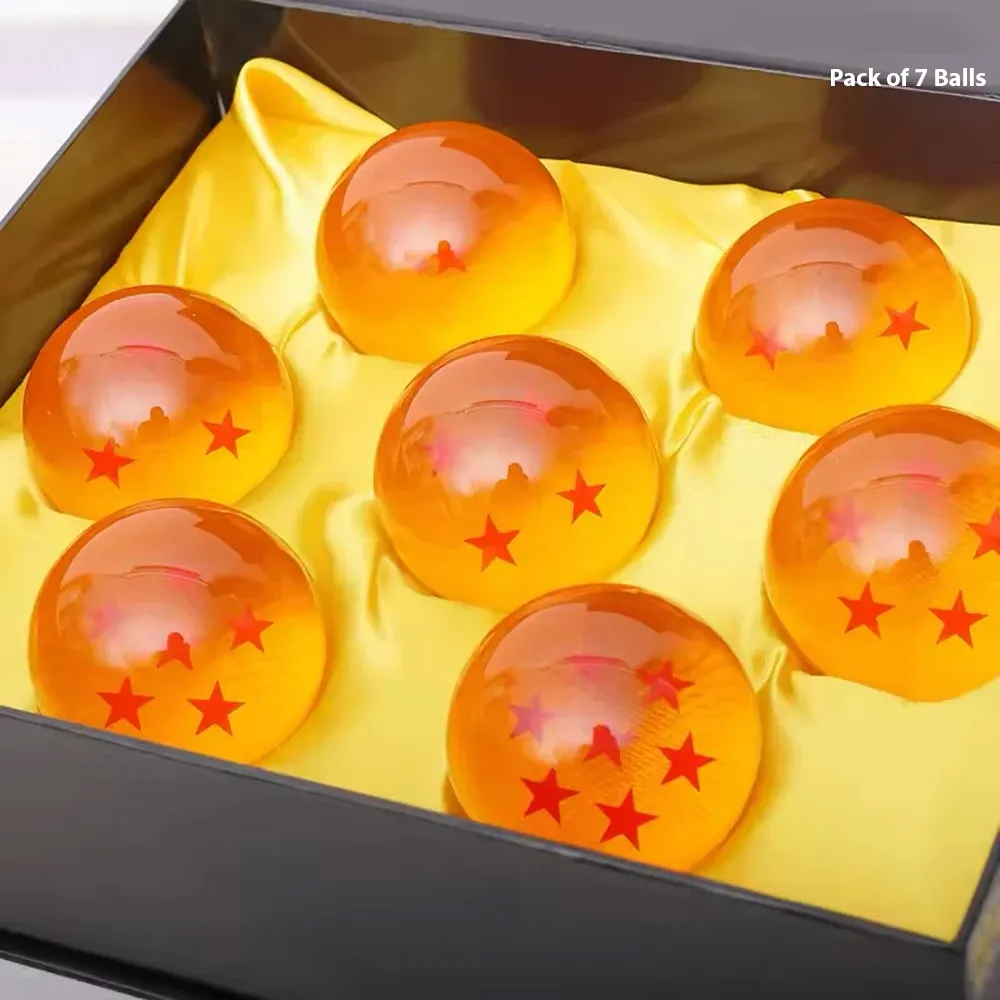 DRAGON BALL Z BALLS 7.6CM SET OF 7 WITH BOX